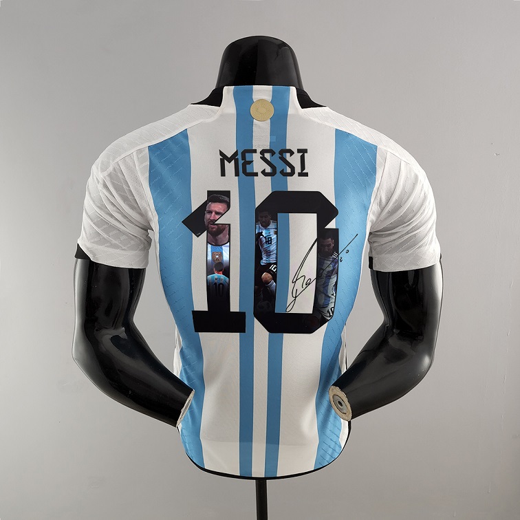 AAA Quality Argentina 2022 Home 3 Star Messi/10 Special(Player)